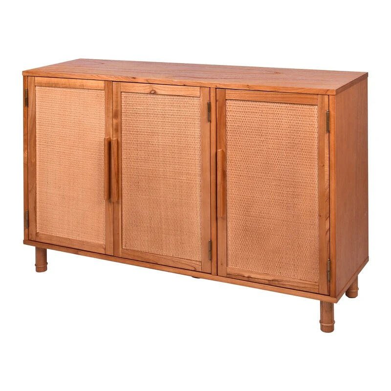 Hopper Studio Delancey Light Blond 3 Door Cabinet