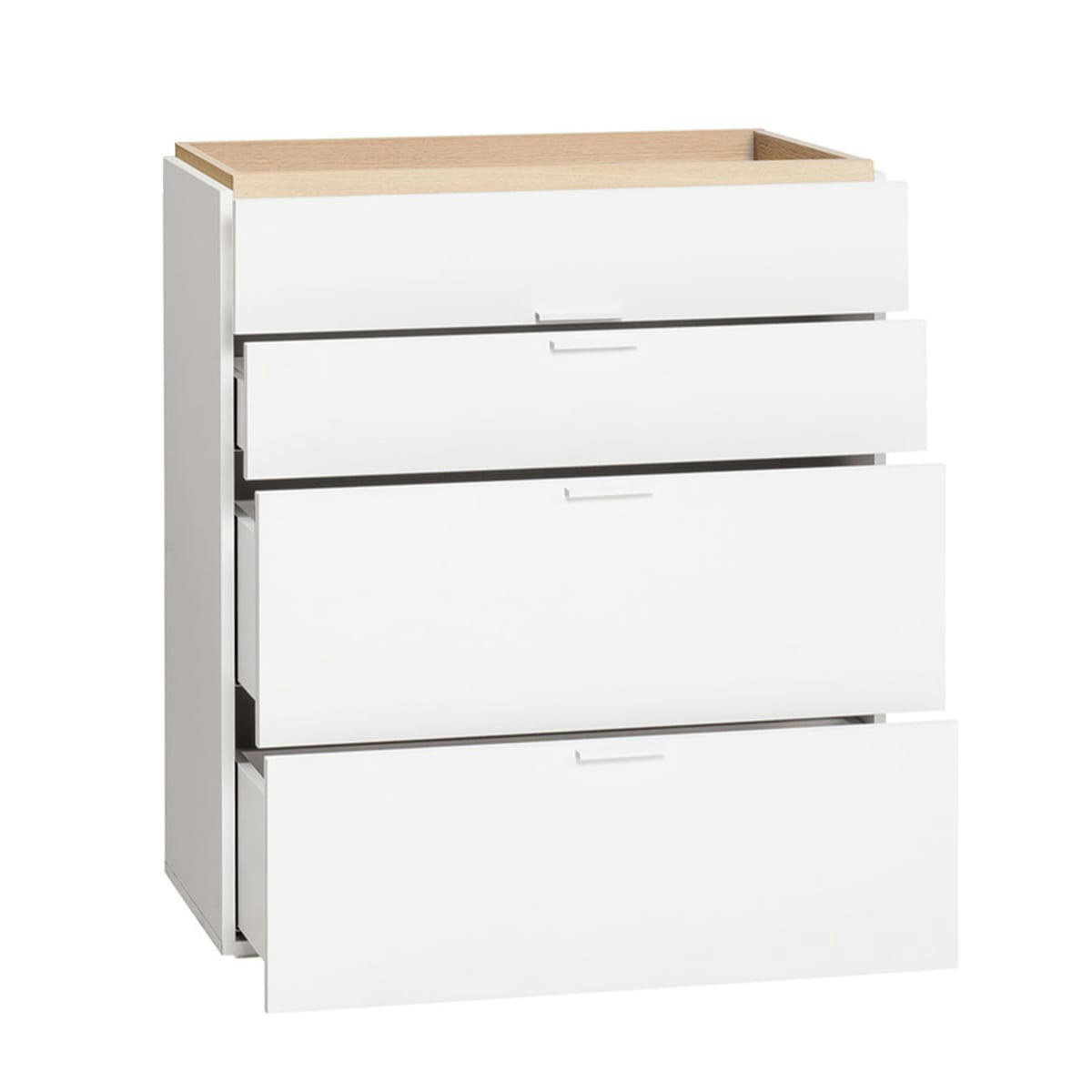 4YOU - Commode à langer blanc