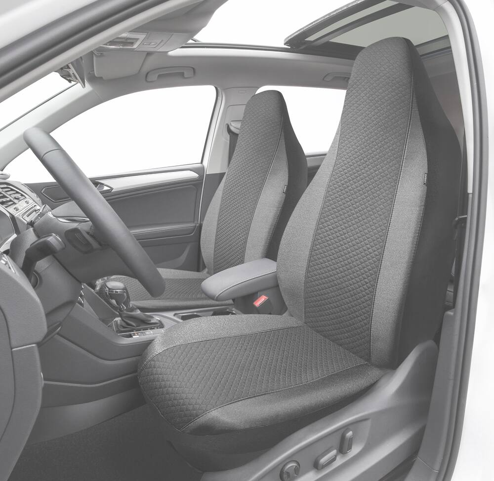 AutoTrends Embossed Cotton Seat Cover, 2-pk