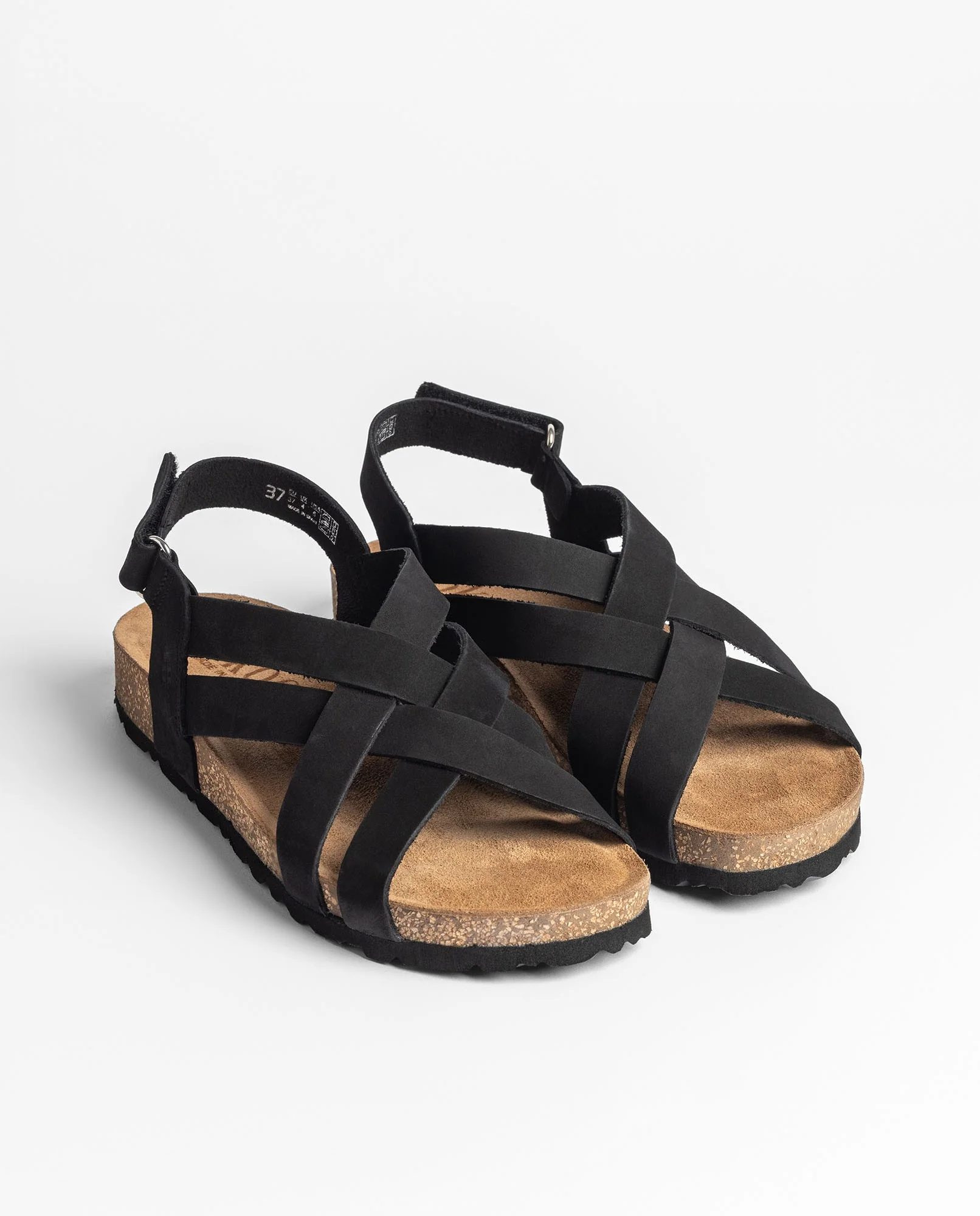 Sandalia plana JERBA-263 negro
