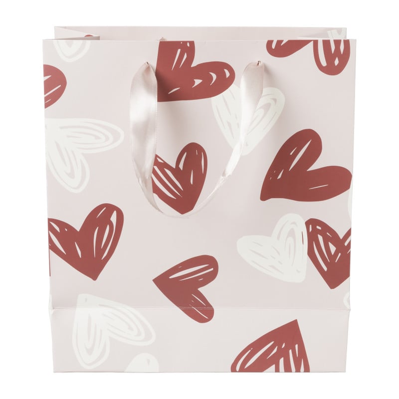 Cadeautasje hart - 23x10x26 cm