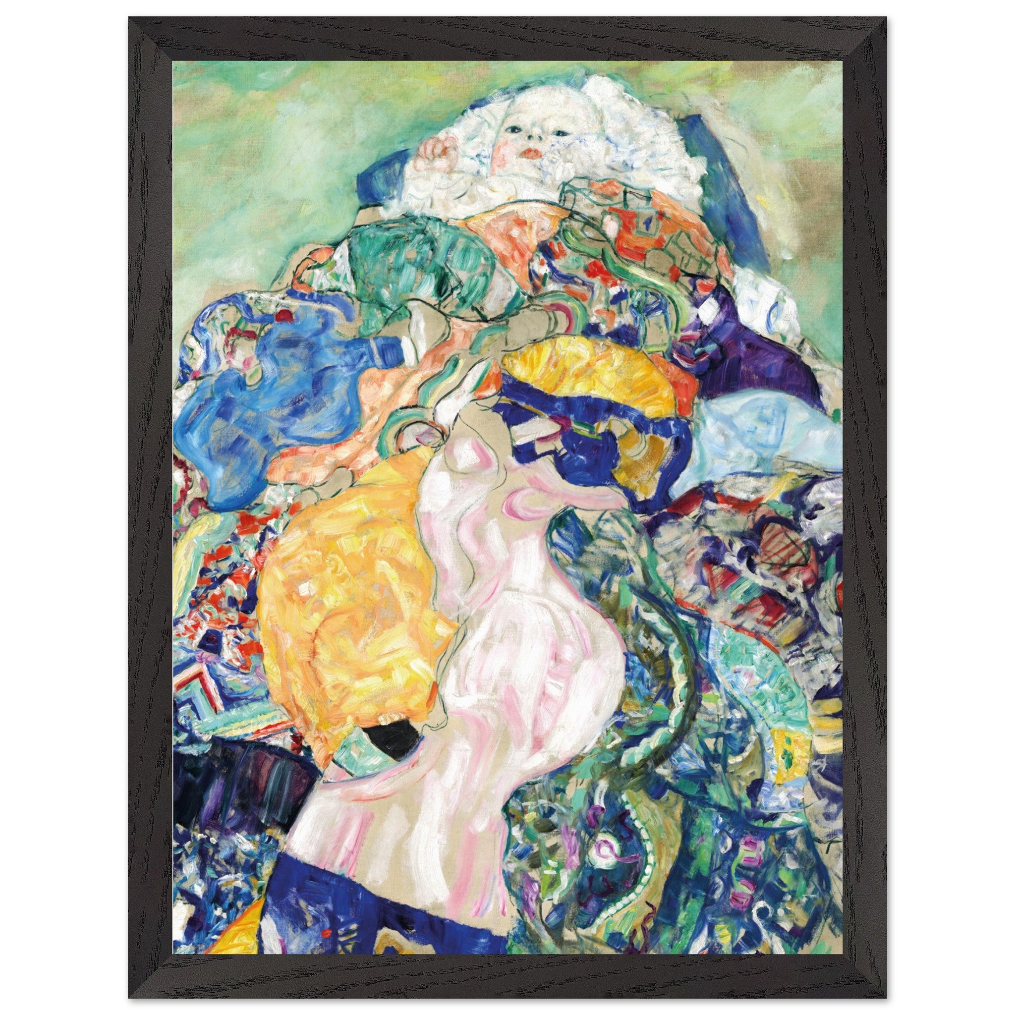 Artfulprints Poster met Lijst Gustav Klimt - Infant  - 30x40 cm - Meerkleurig