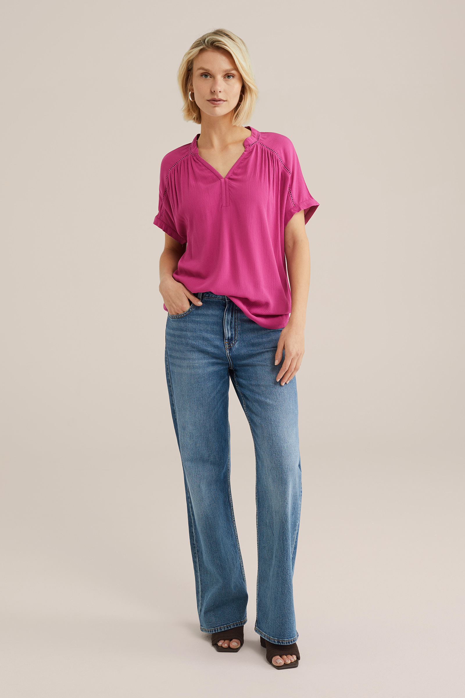 Dames regular fit blouse