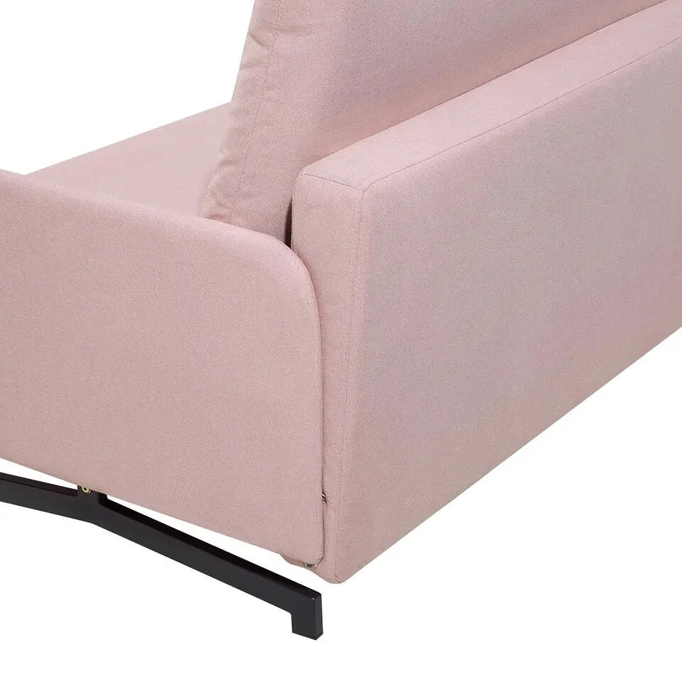 BELFAST - Slaapbank - Roze - Polyester