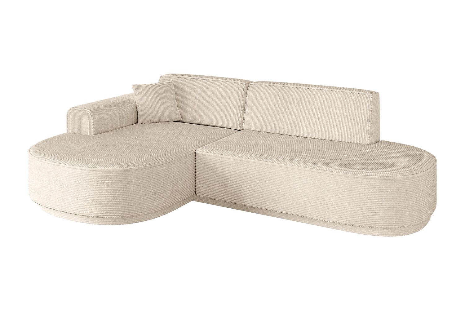 Narożnik lewostronne bez funkcji spania MARI-L1-v3 243x171x83 cm Beżowy