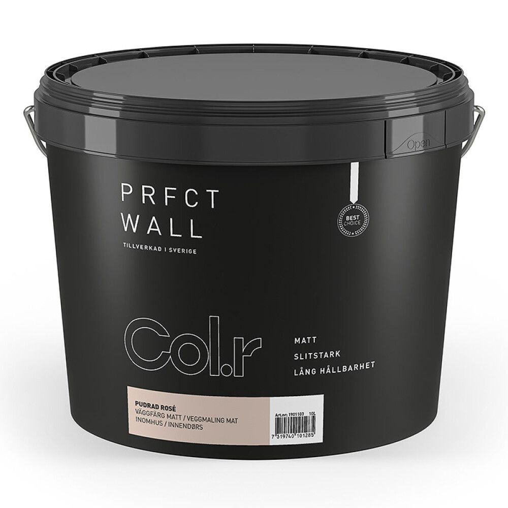 VEGGMALING COL.R PRFCT WALL PUDRET ROSÉ 10L