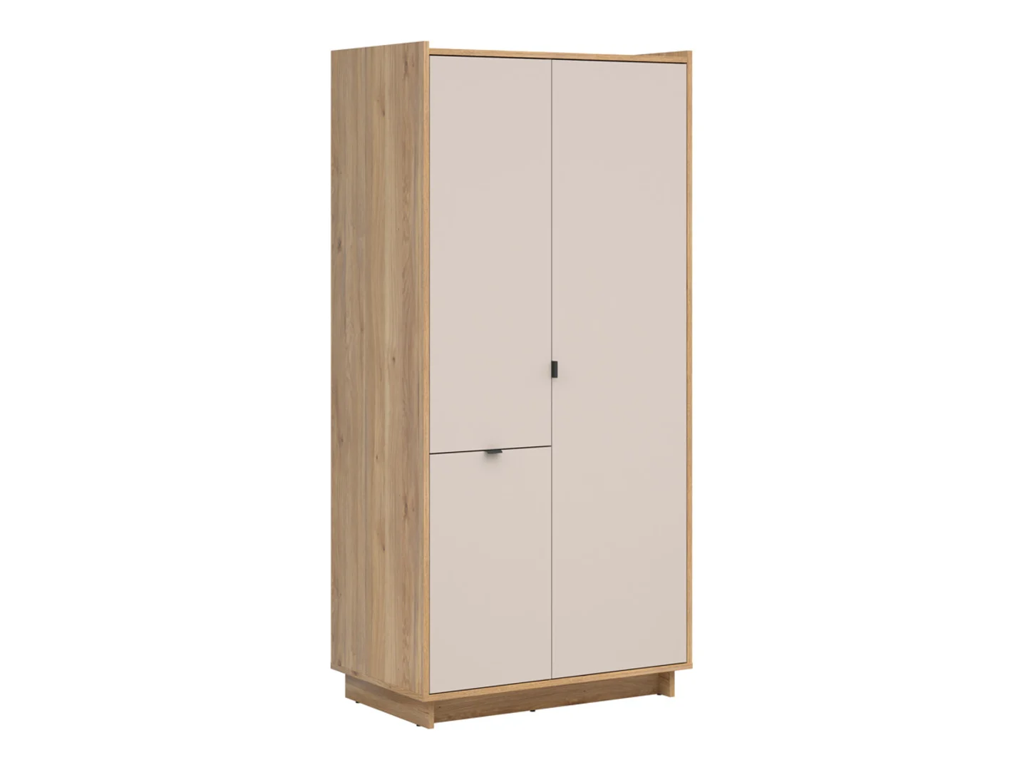 Szafa trzydrzwiowa Dalva 96 cm dąb mauvella/kaszmir