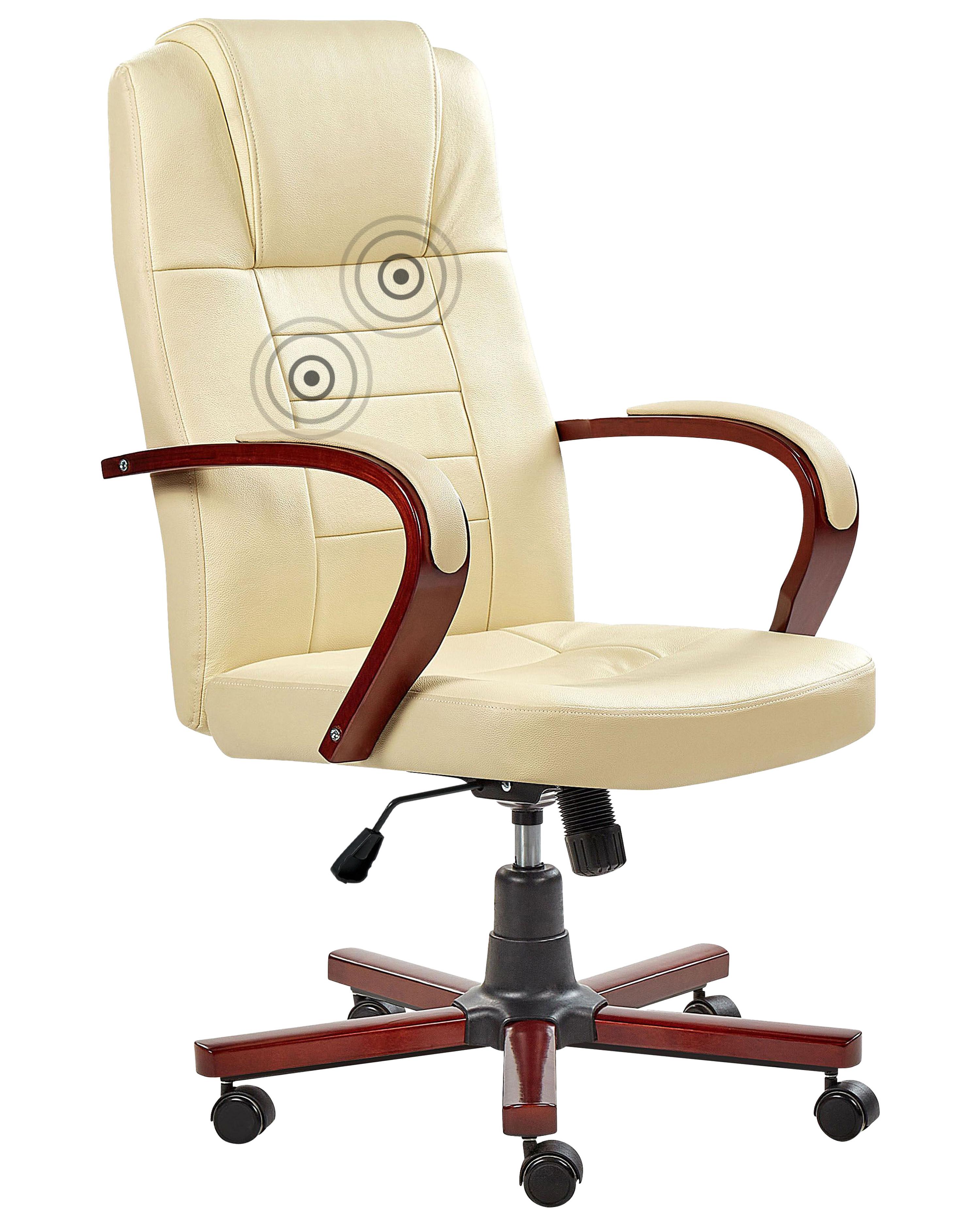 Massage Chair DIAMOND with Heating Leather Beige
