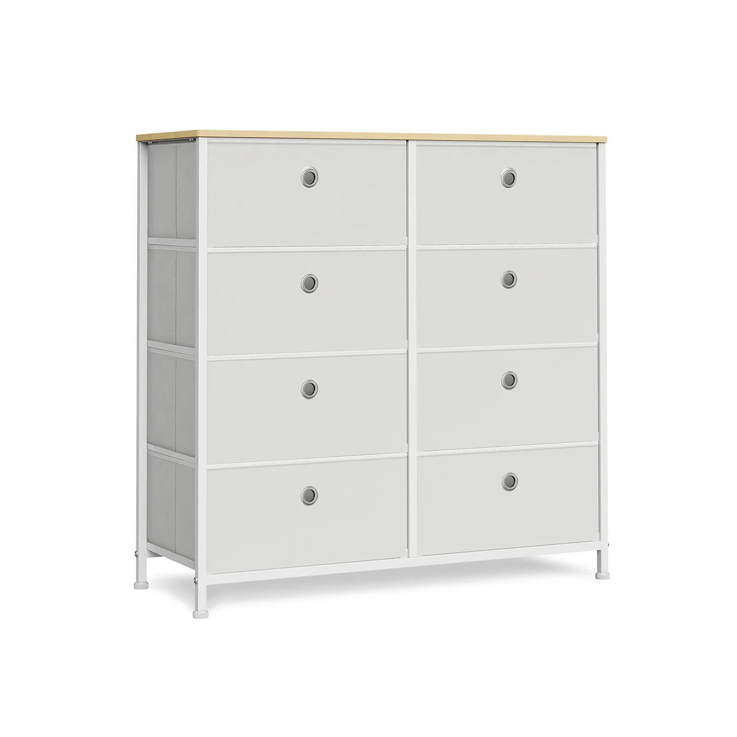 Commode de rangement 8 tiroirs en tissu