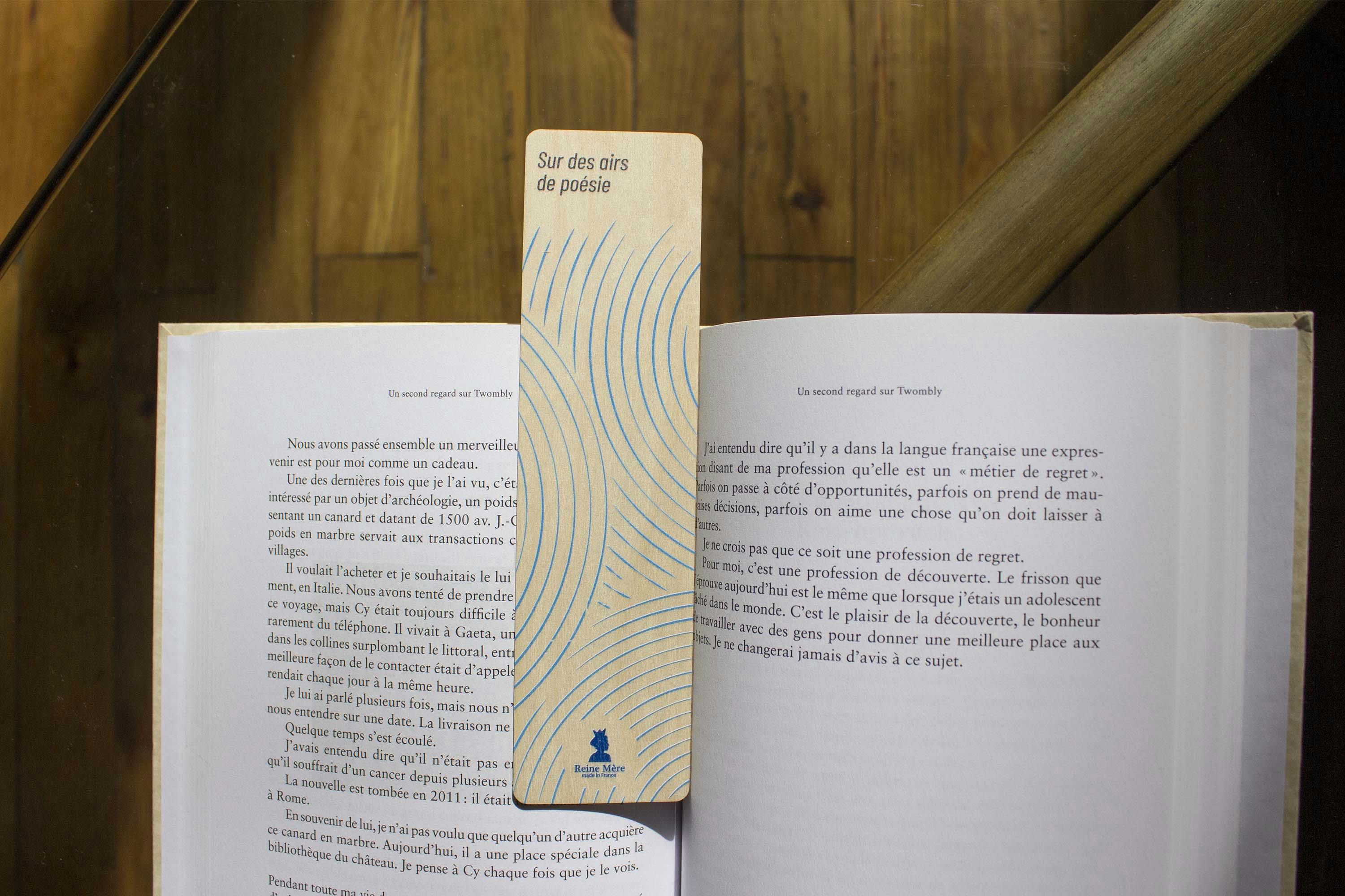 - Marque-page en bois Airs