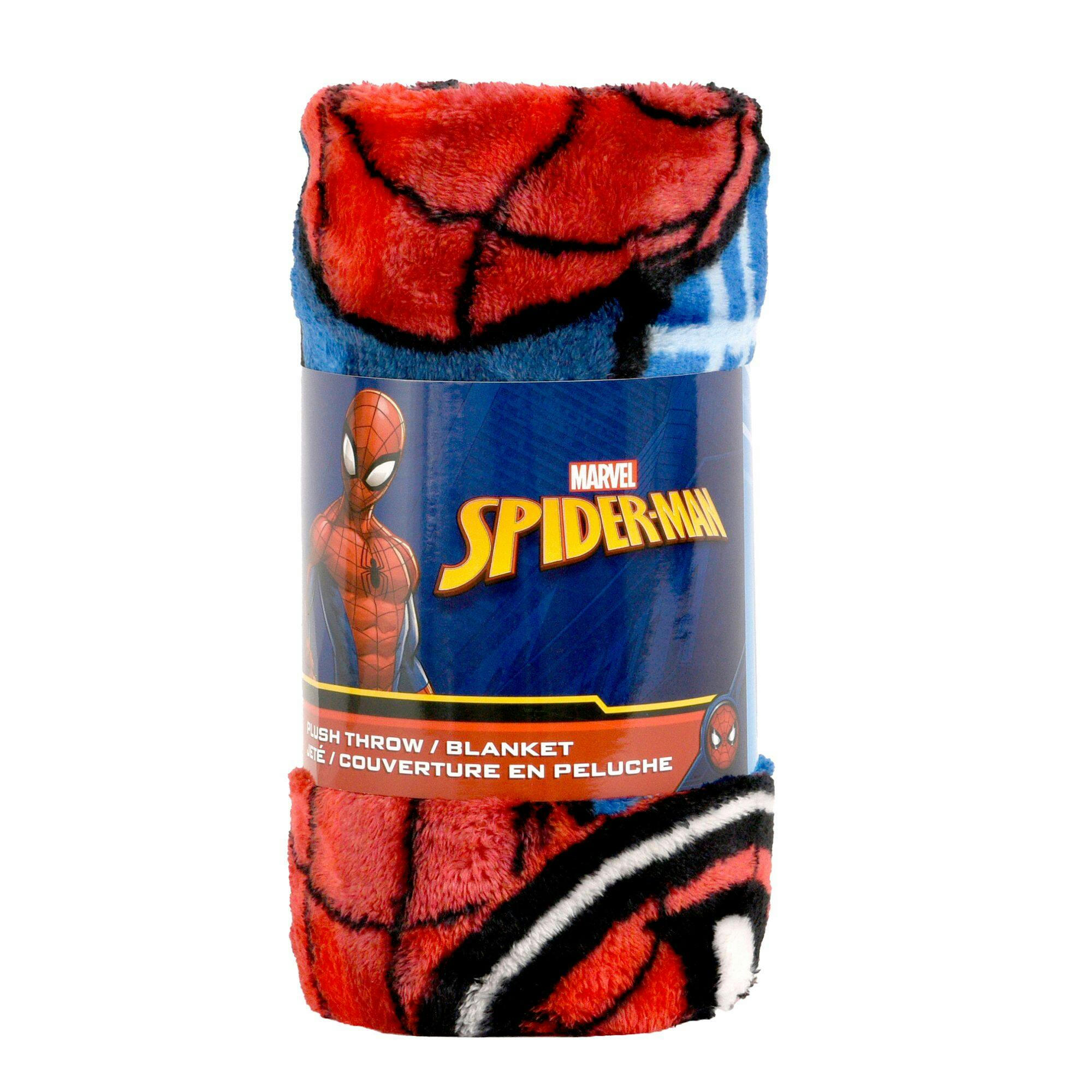 Nemcor Marvel Spider-Man Plush Throw Blanket, 40 x 50-in