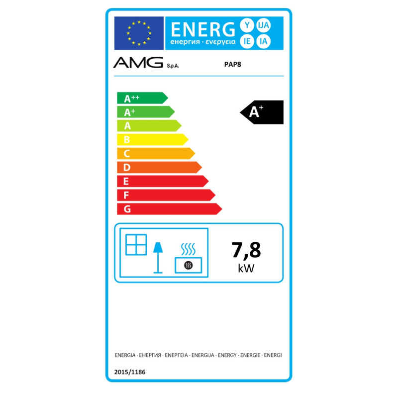 Poêle à pellets 7,4 kW AMG