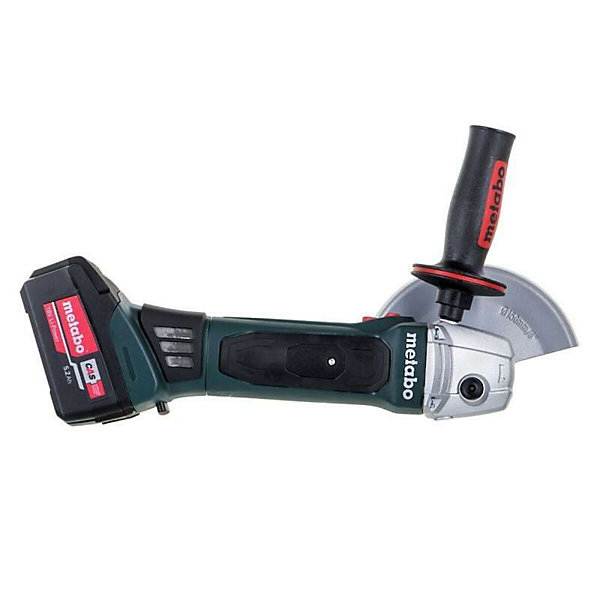 Meuleuse angle sans fil metabo w 18 ltx 150 18 V Batterie 5.2 Ah 15 cm