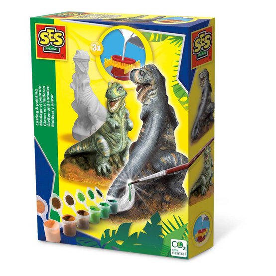 SES Creative T-Rex Cast and Paint Set