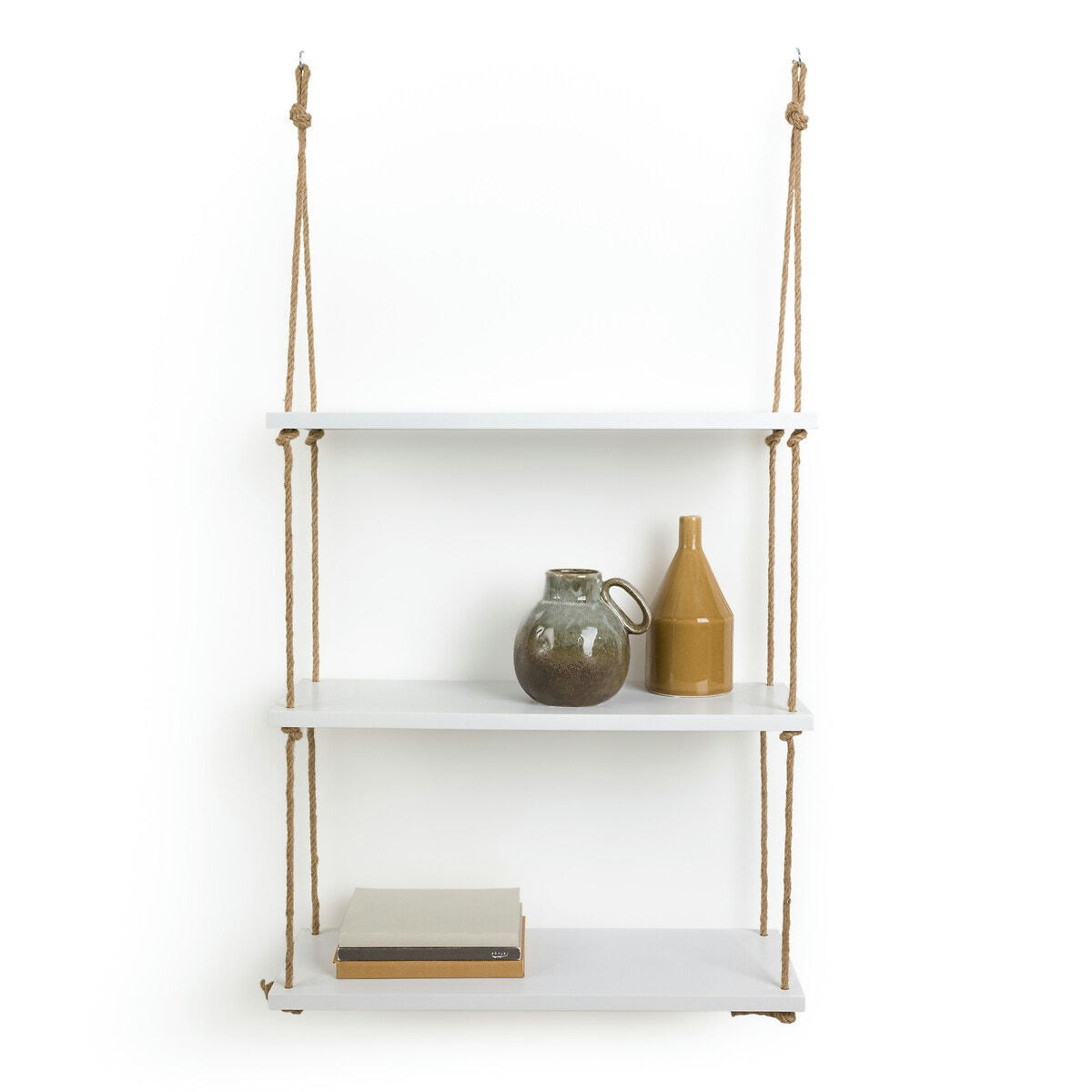 Étagère murale en MDF et sisal L60cm, Mareo
