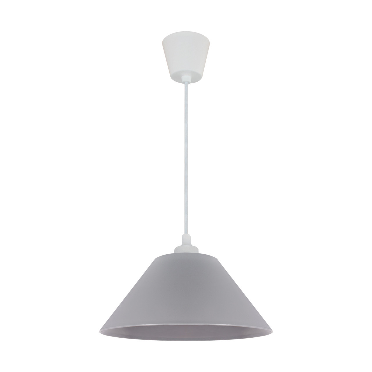 Lampa wisząca szaro-biała INKA 1xE27x25W wym: 107,5x25x25 cm Struhm