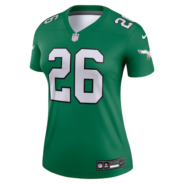 Saquon Barkley Philadelphia Eagles Nike Women's  Legend Player Performance Top -  Kelly Green
