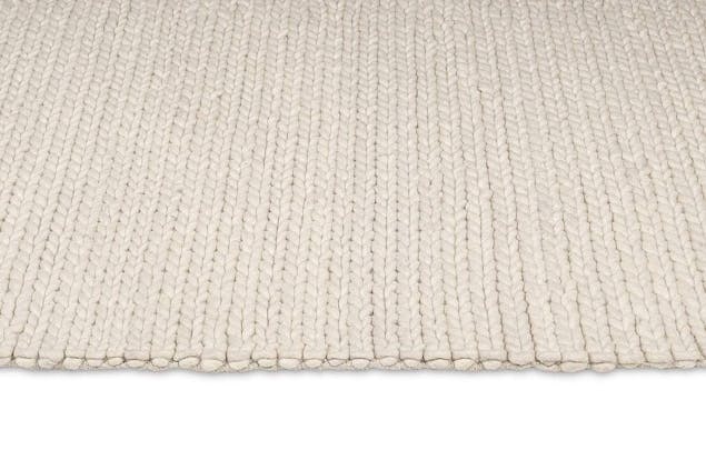 Laila Ivory Braided Wool Rug