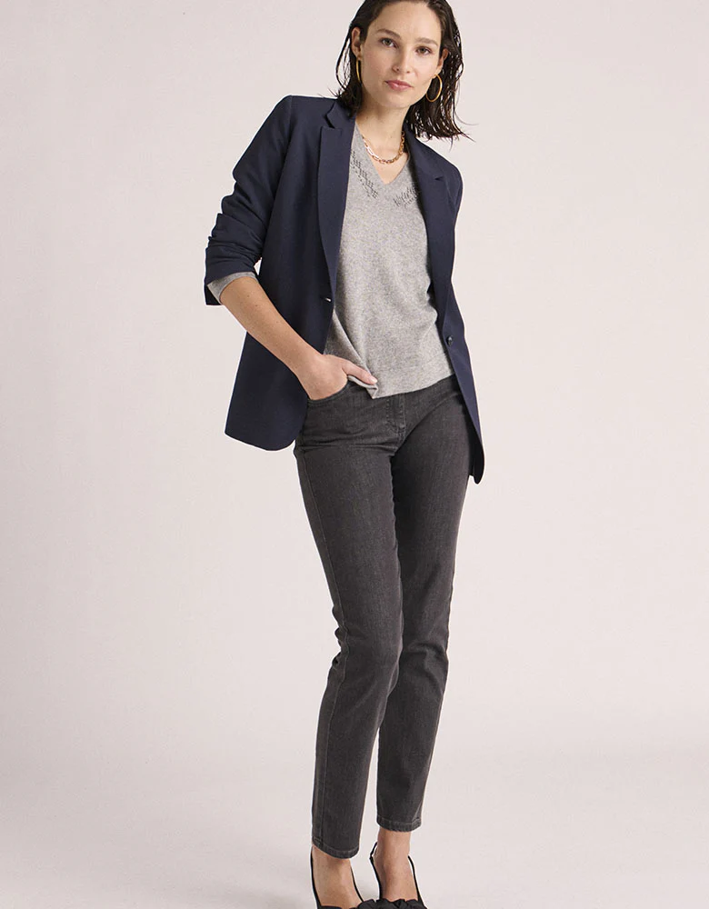 Jeans délavé PANJEAN88-BIS-GRIS/88153/441