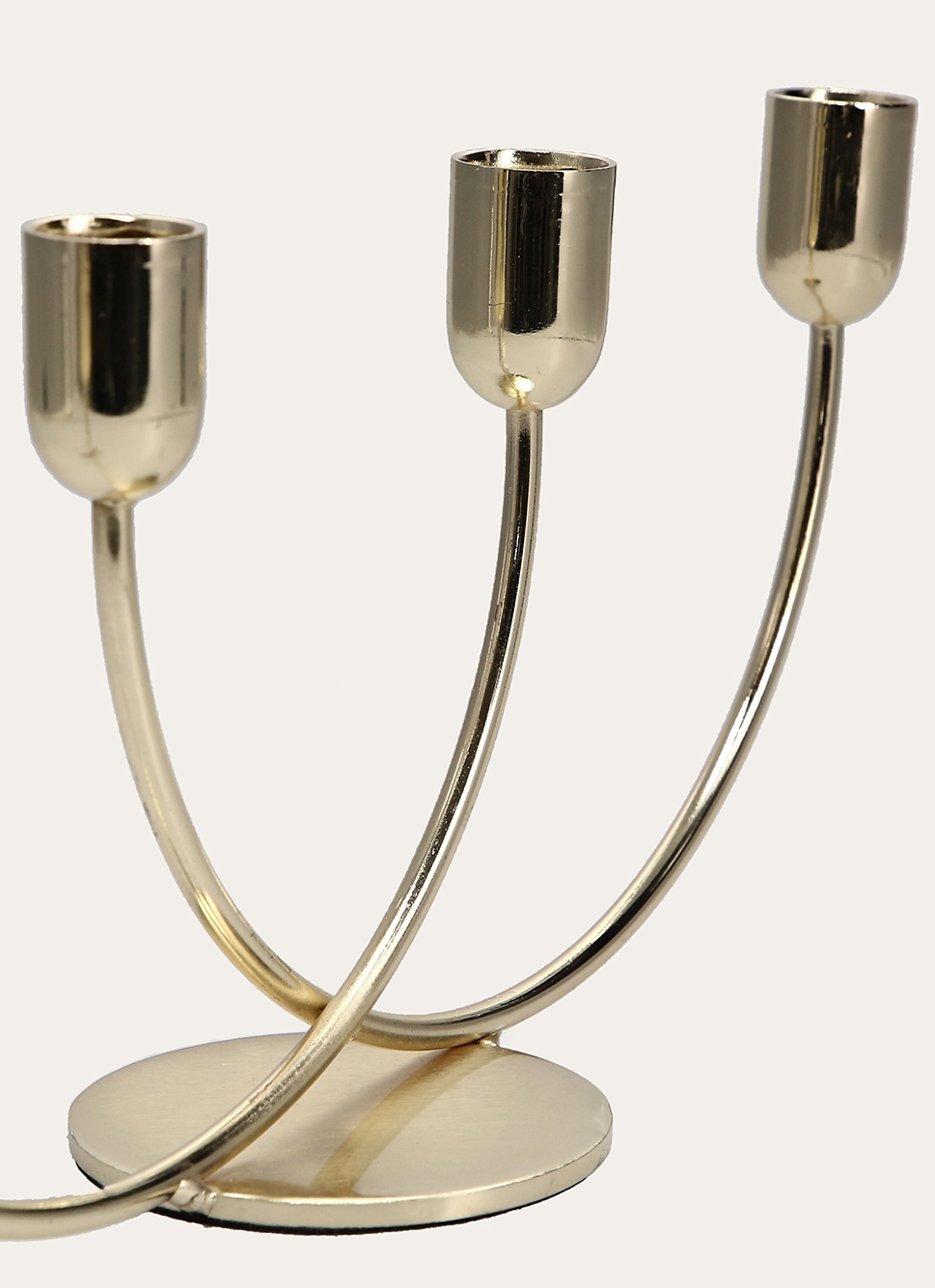 BOUGEOIR DORÉ 4 BRANCHES DORÉ