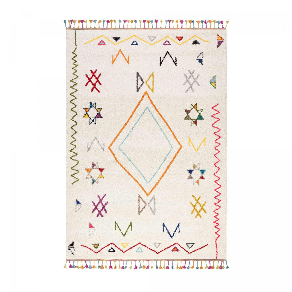 JADIDA - Tapis berbère style crème 160x230