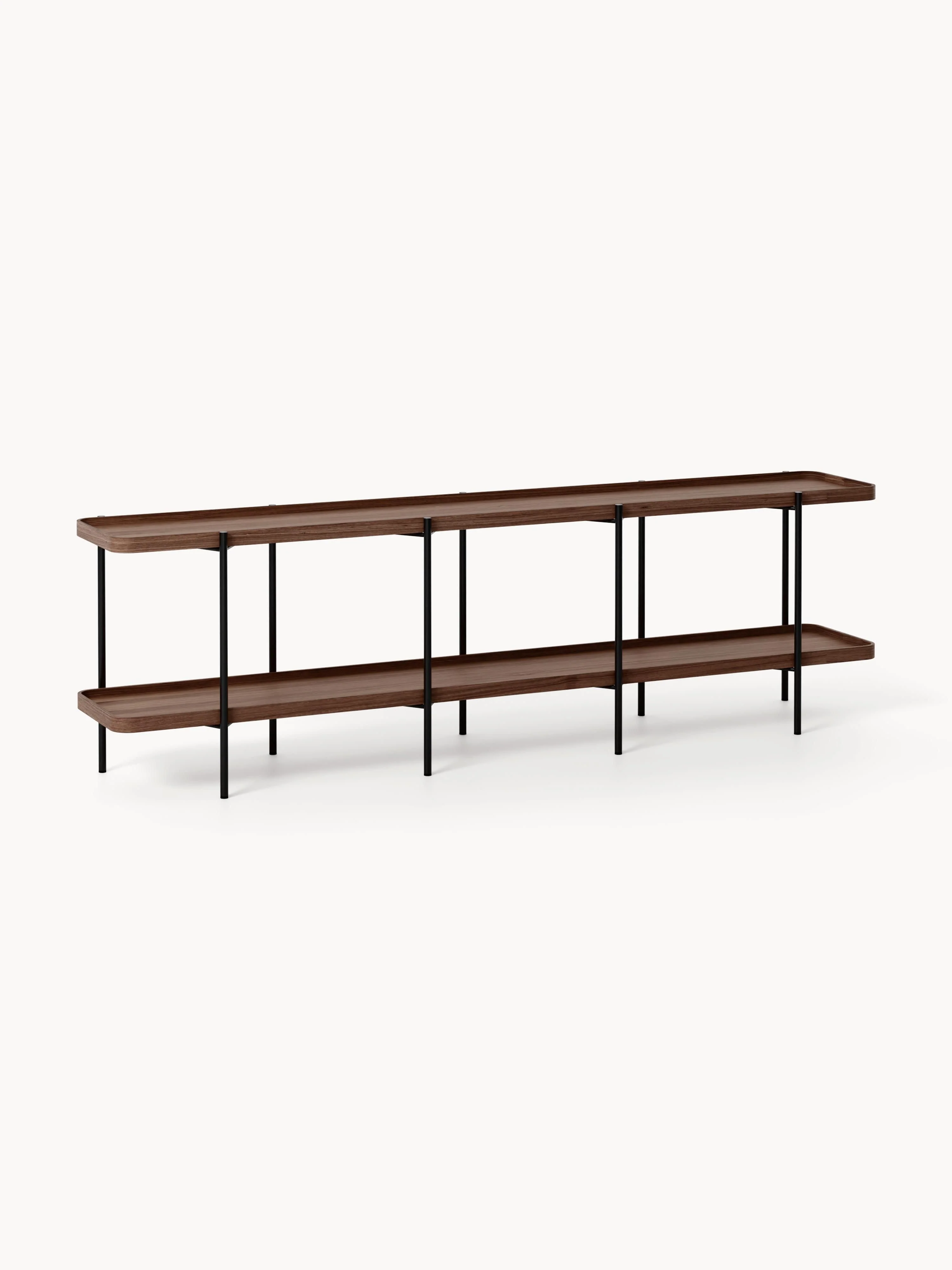Niedriges Holz-Regal Renee