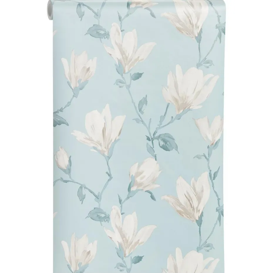 Kwantum Vliesbehang | Behang Lea Blauw Multicolor