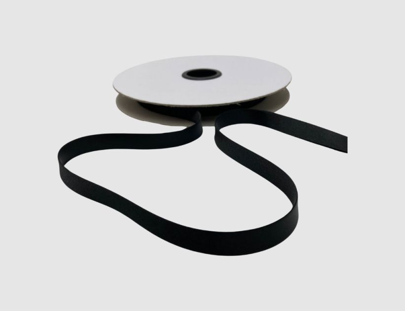 Satinband Schwarz