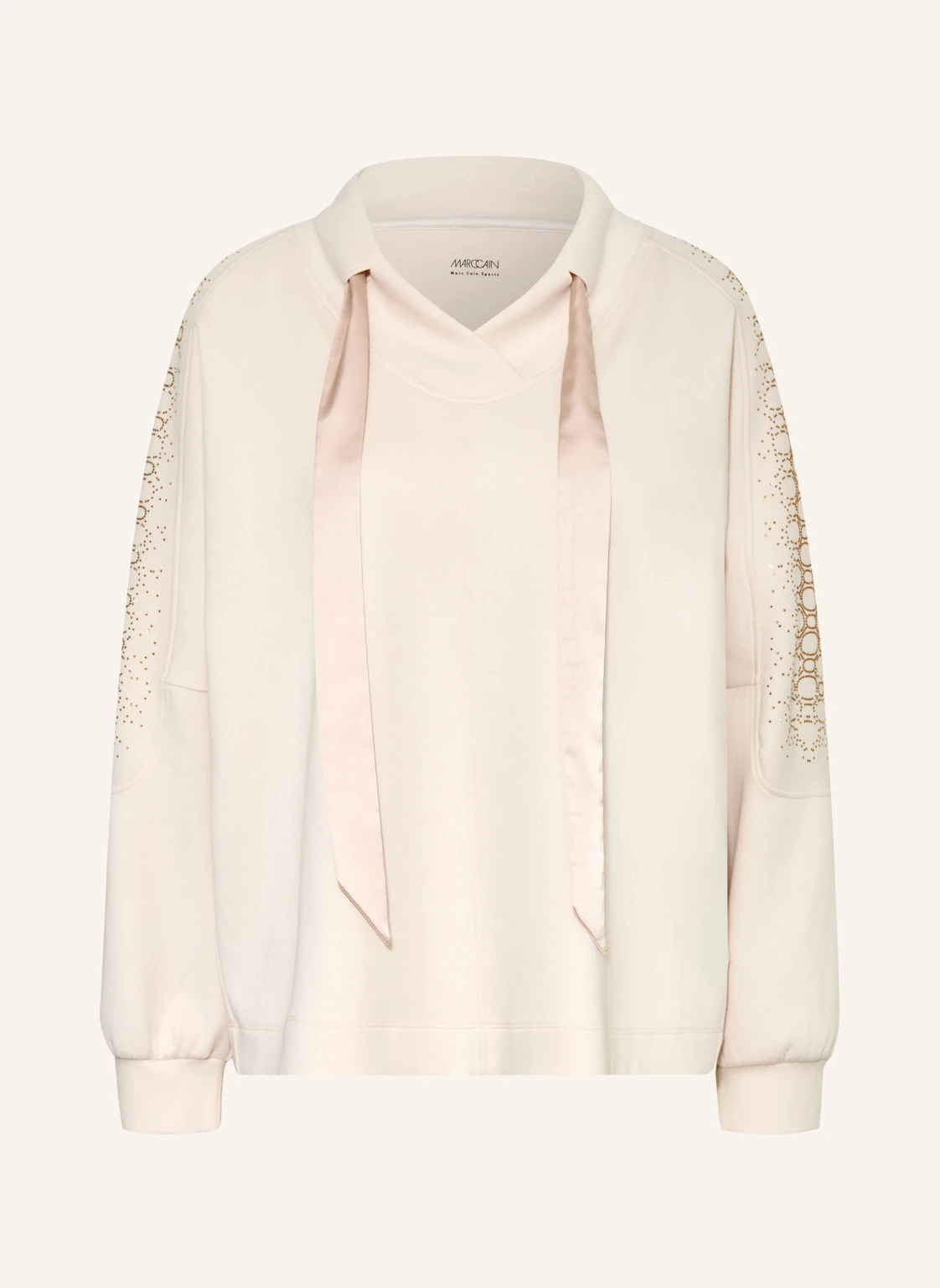 MARC CAIN Sweatshirt mit Schmucksteinen