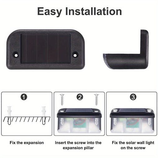 NNETM Solar LED Deck Lights Outdoor Auto Sensor (20pcs)