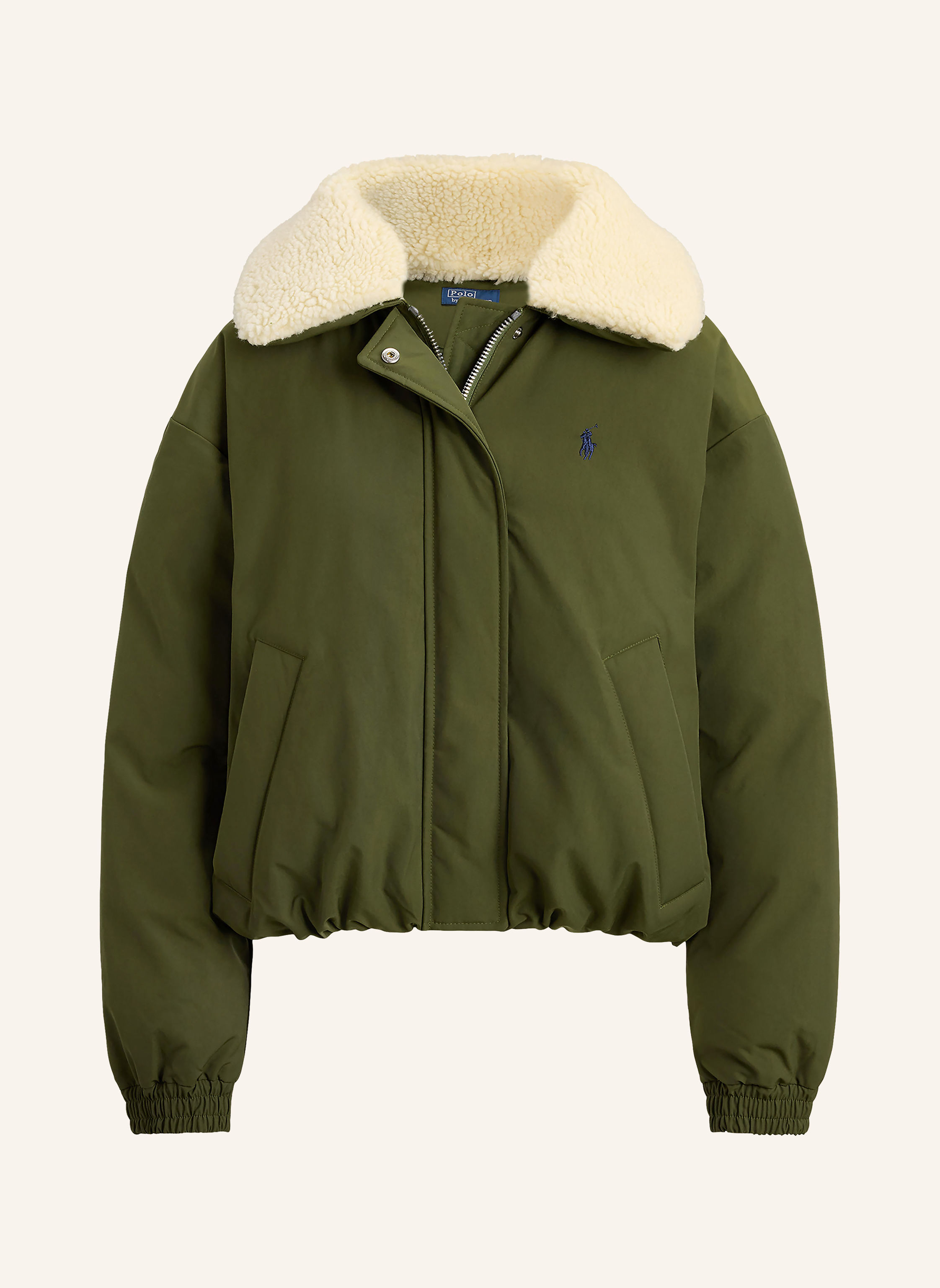 POLO RALPH LAUREN Daunenblouson mit abnehmbarem Kunstfell