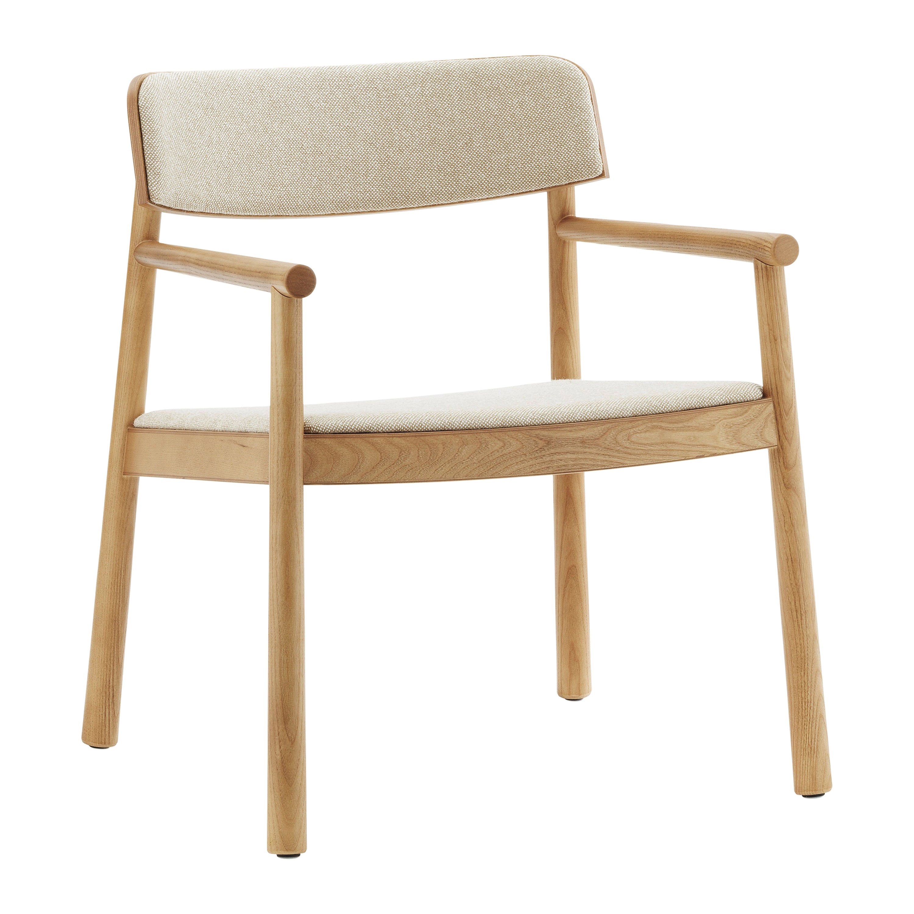 Normann Copenhagen Timb Fauteuil met Armleuning - Textiel - Beige / Ta