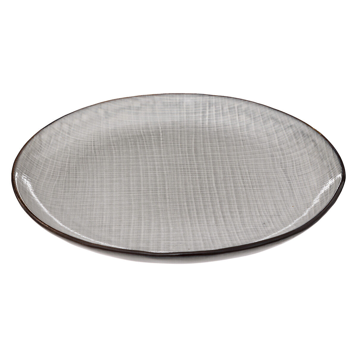 Prato raso SARAH cinza 27cm