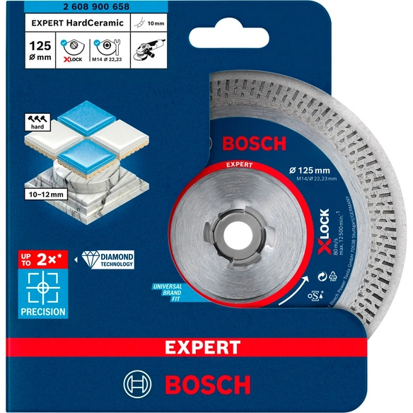 Diamantscheibe »EXPERT Hard «, X-LOCK, 125x22,23 mm