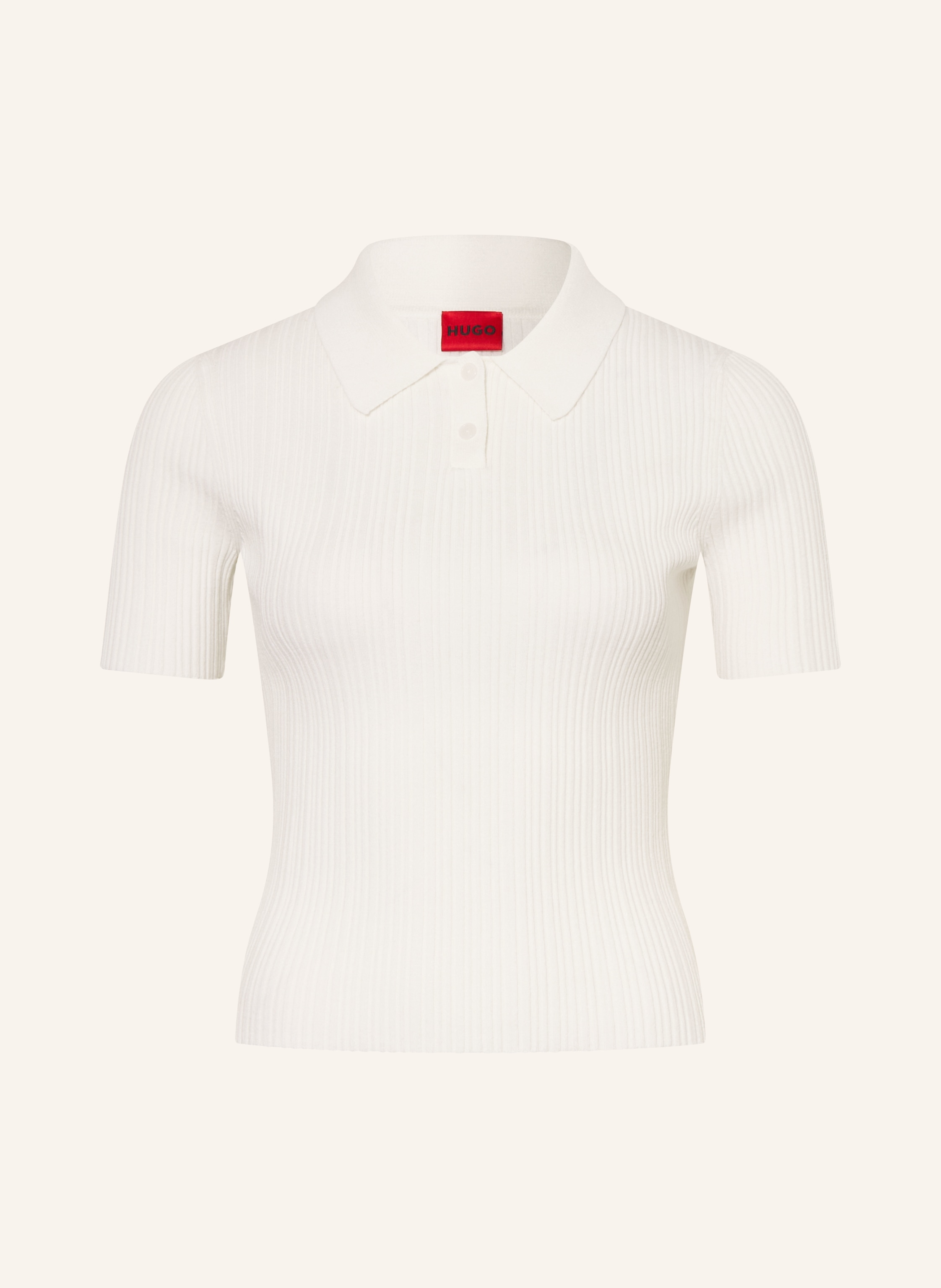 HUGO Strick-Poloshirt SAREPLETTE