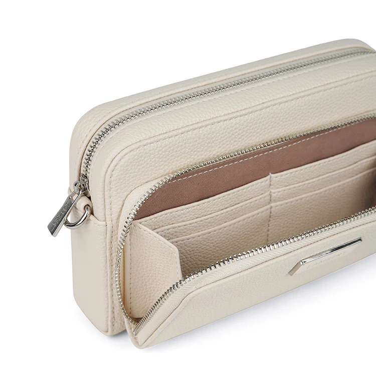 The Ana - 3-in-1 Porcelain Vegan Leather Handbag