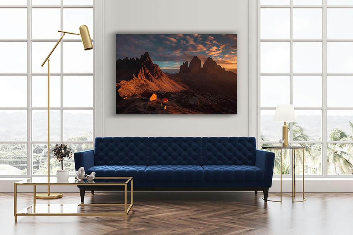 LAVAREDO - Photographie d'art d'Hugo Grandcolas  30x45 cm sur plexi