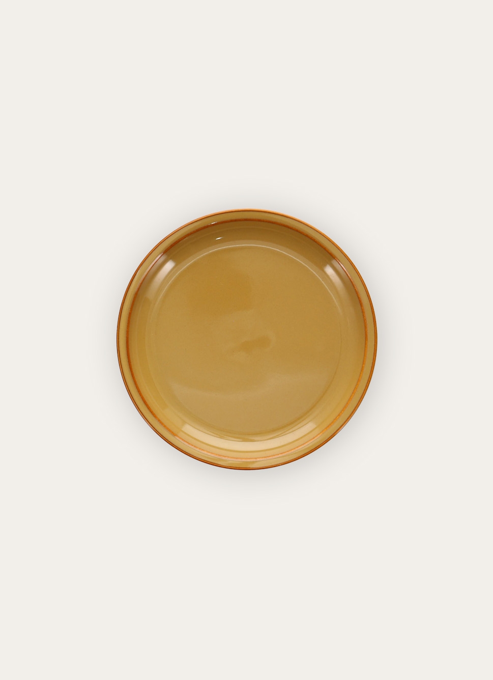 ASSIETTE à DESSERT EN GRÈS GALA OCRE