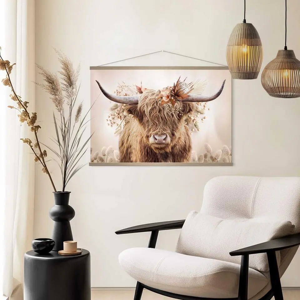 Posterhanger Eiken 20 - 21 x 1,5 - Bruin