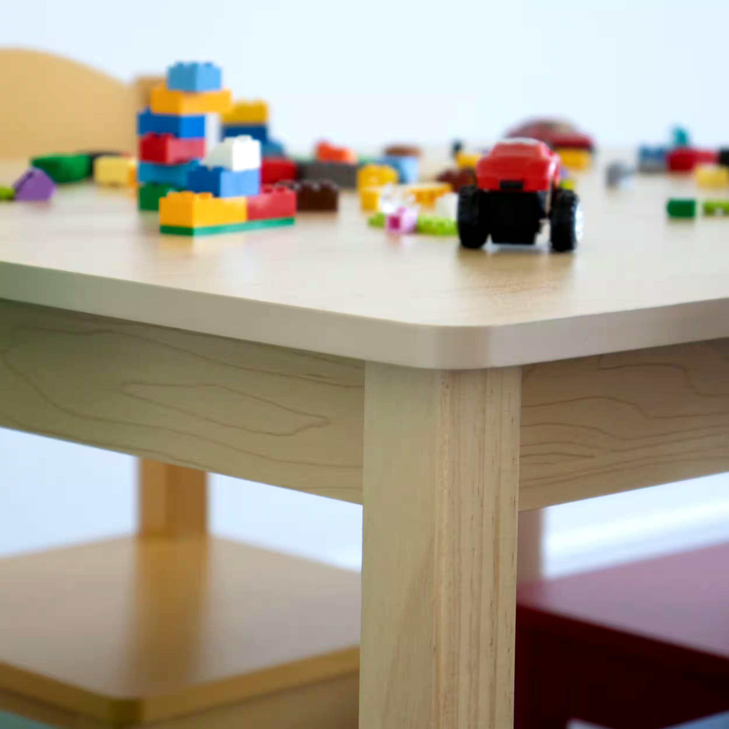 Humble Crew Kids Wood Colourful Table & 4 Chair Set, Ages 3+