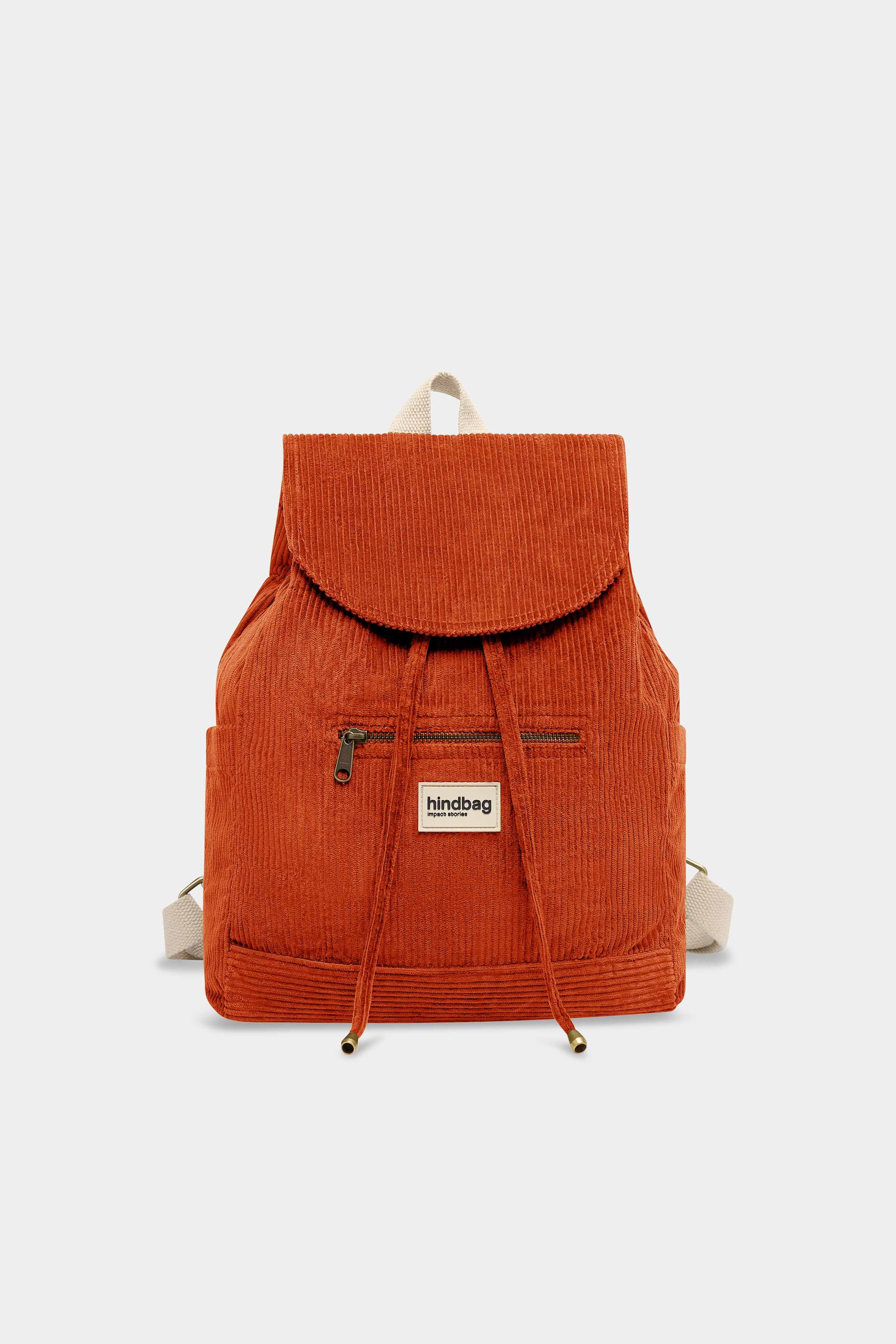 Sac à dos Eliot Velours Brique