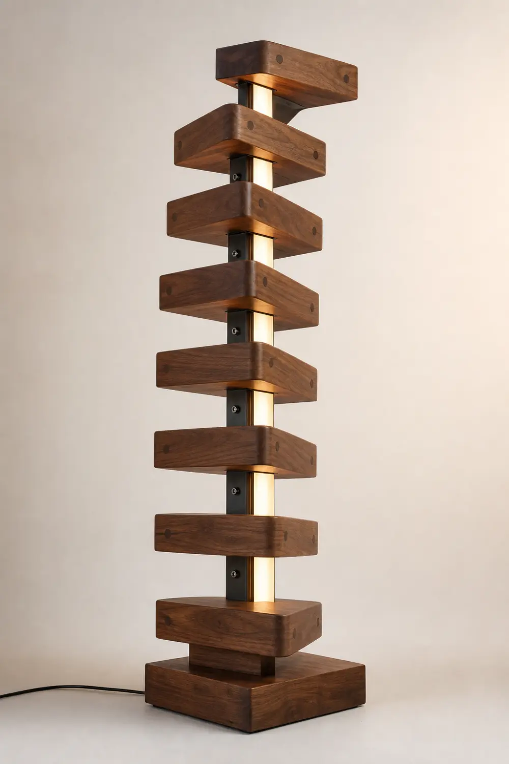 Wooden Art Lamp #LF149