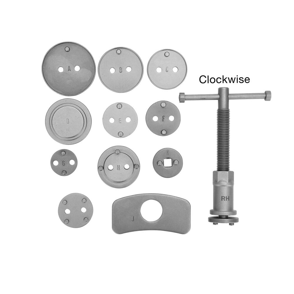 OEMTOOLS® Disc Brake Tool Set, 12-pc, Assorted Sizes, 77500