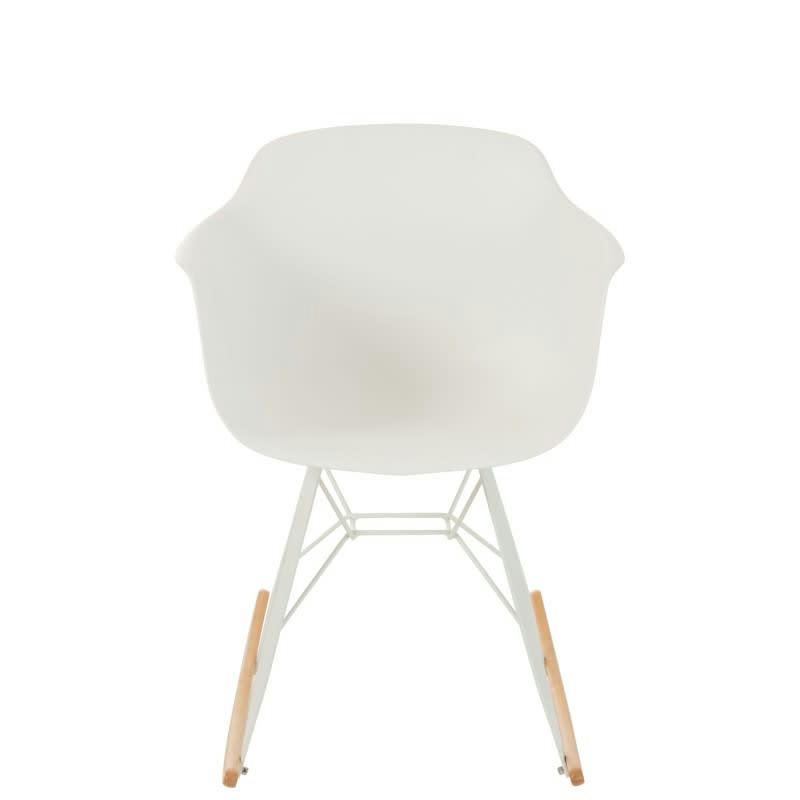 WILLY - Chaise à bascule blanche