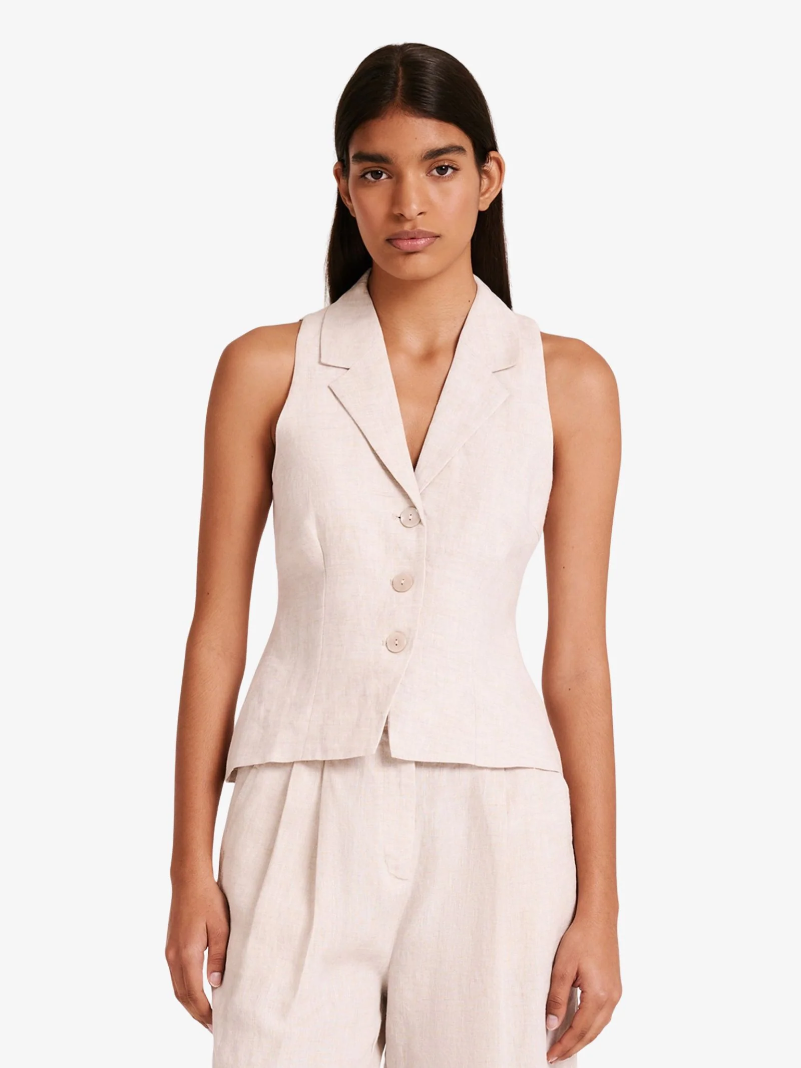 Thilda Linen Vest