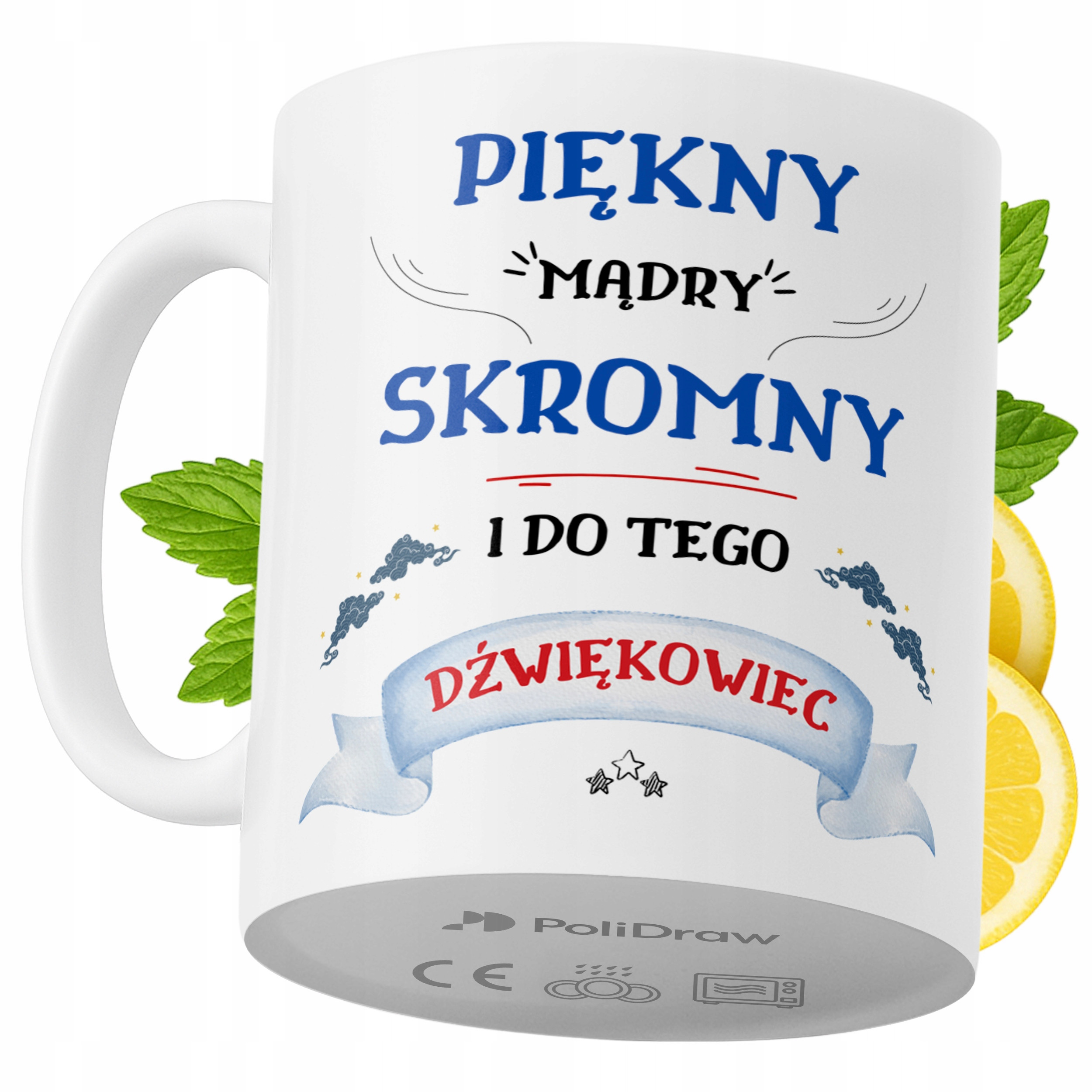 Kubek Dla Dźwiękowca na Prezent z Nadrukiem ze Zdjęciem 330 ml PoliDraw