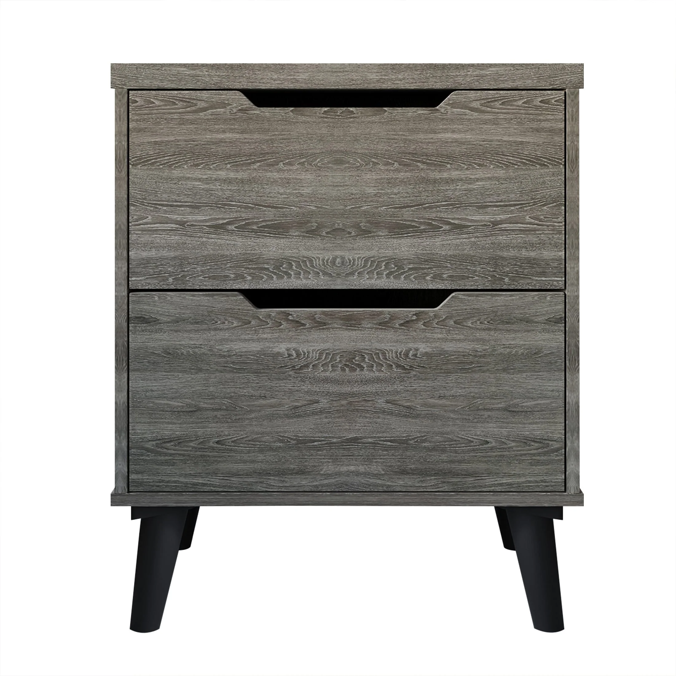 CraftPorch Simple Classic 2-Drawer Stylish Nightstand