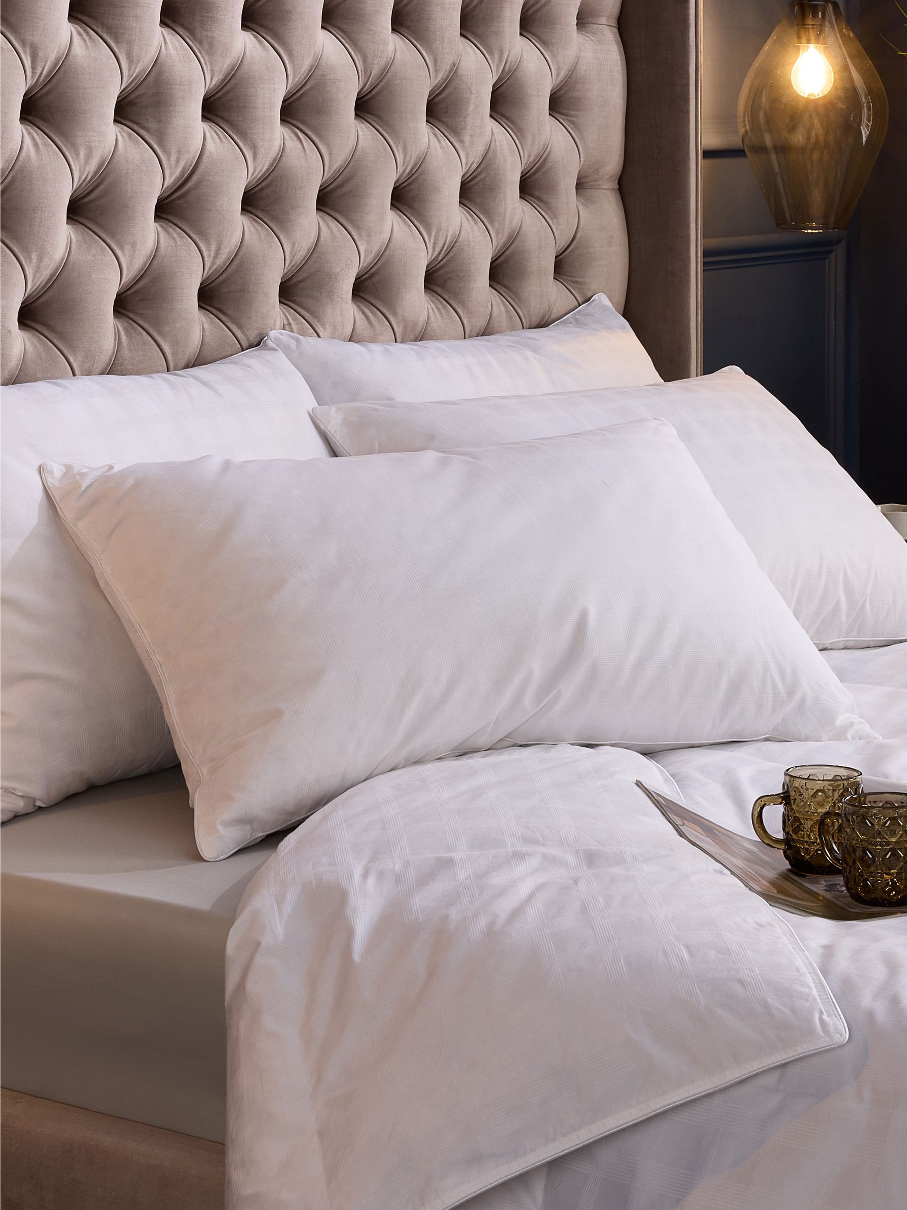 Snuggledown White Sumptious Hungarian Goose Down Soft Front Sleeper White Pillow