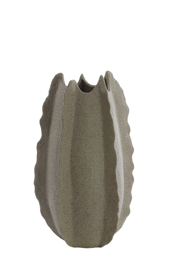 Light & Living vaas KELAPA - Ø31x53cm - groen