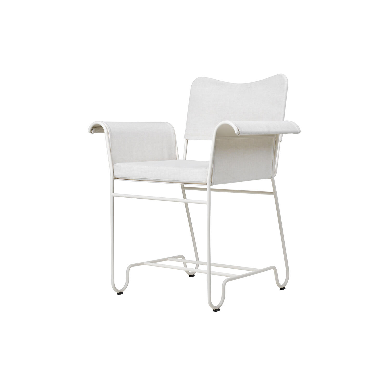 Tropique Dining Chair without Fringes, Udine Limonta 06/classic white